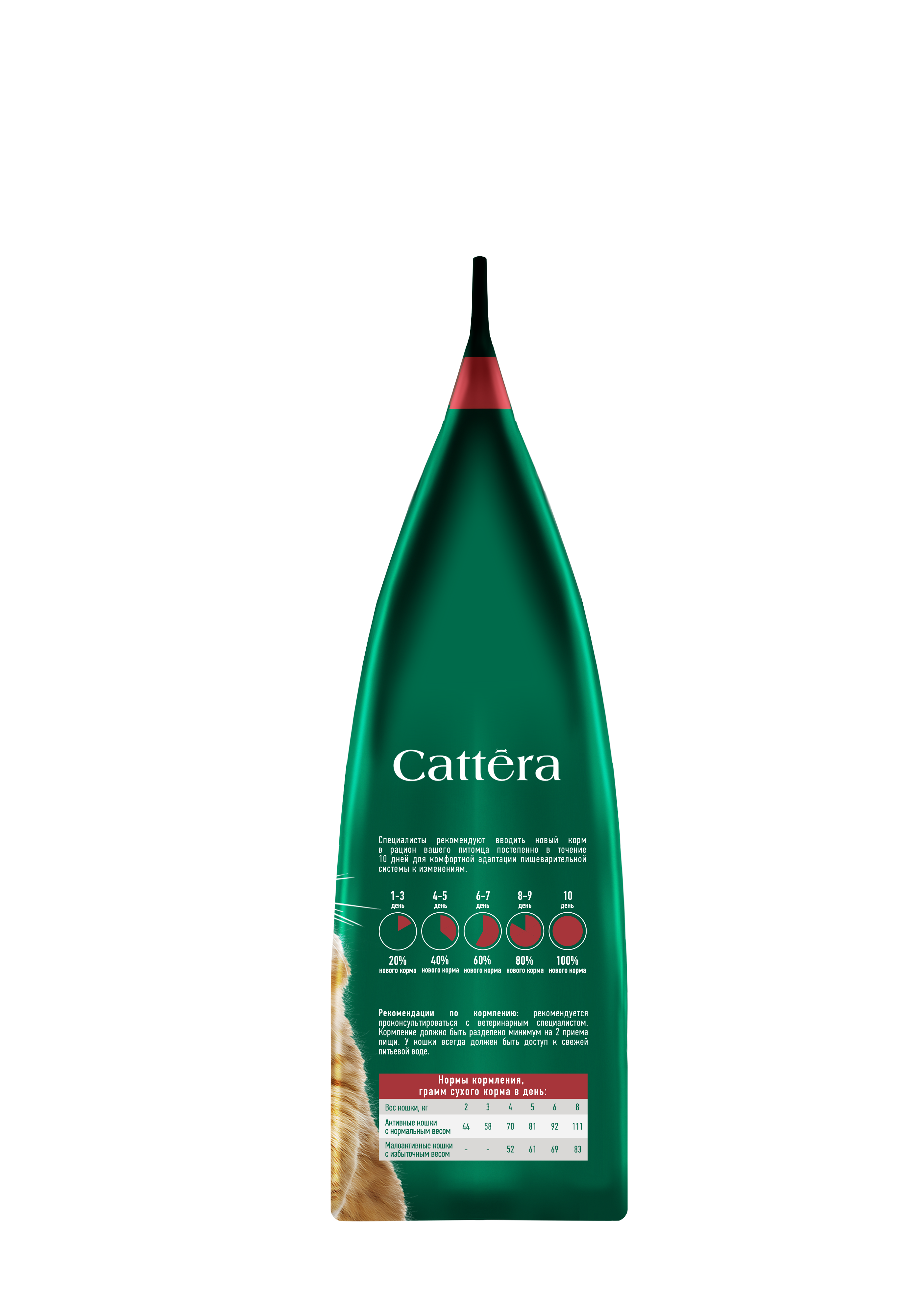 Корм сухой для кошек Cattera полнорационный с говядиной 0,7 кг - фото 15