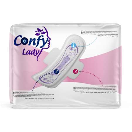 Прокладки гигиенические CONFY Lady Classic normal 20 шт