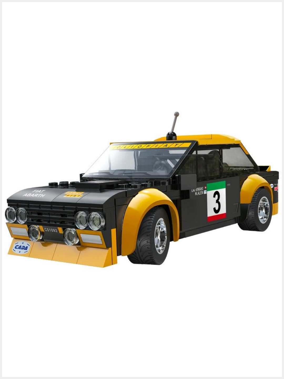 Конструктор CaDa Fiat Abarth 131 блочный - фото 3