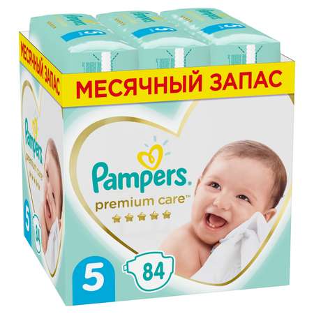 Подгузники Pampers Premium Care 5 (11+ кг) 84 шт.