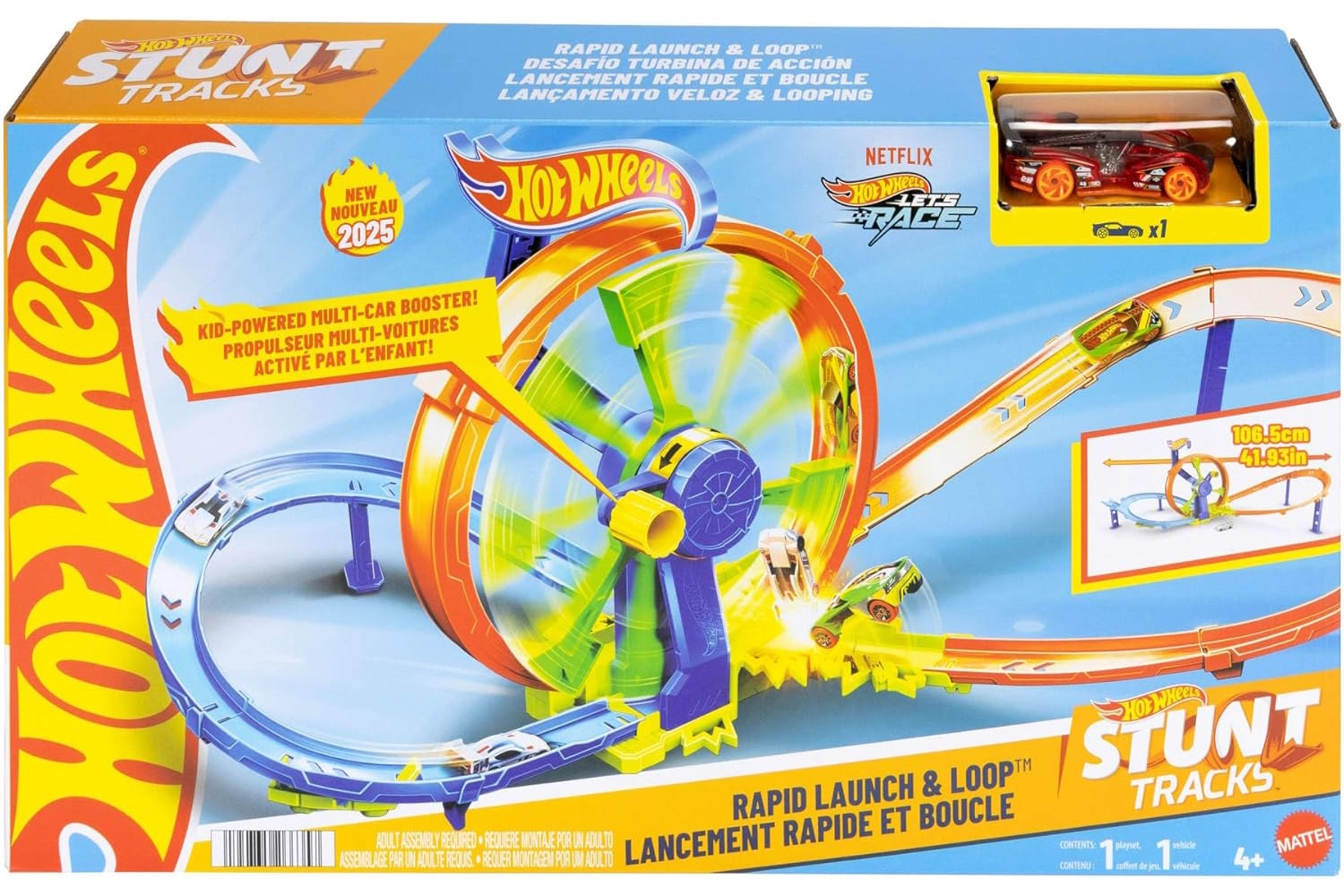 Трек Hot Wheels Колесо Кривошип Краш JBX65 - фото 6