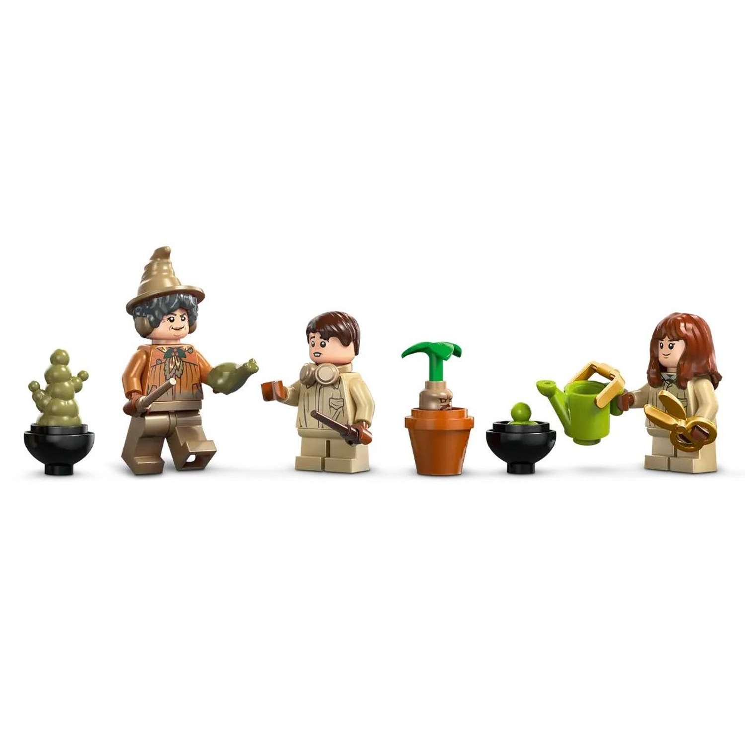 Конструктор LEGO Harry Potter Замок Хогвартс Урок гербологии 390 дет. - фото 6
