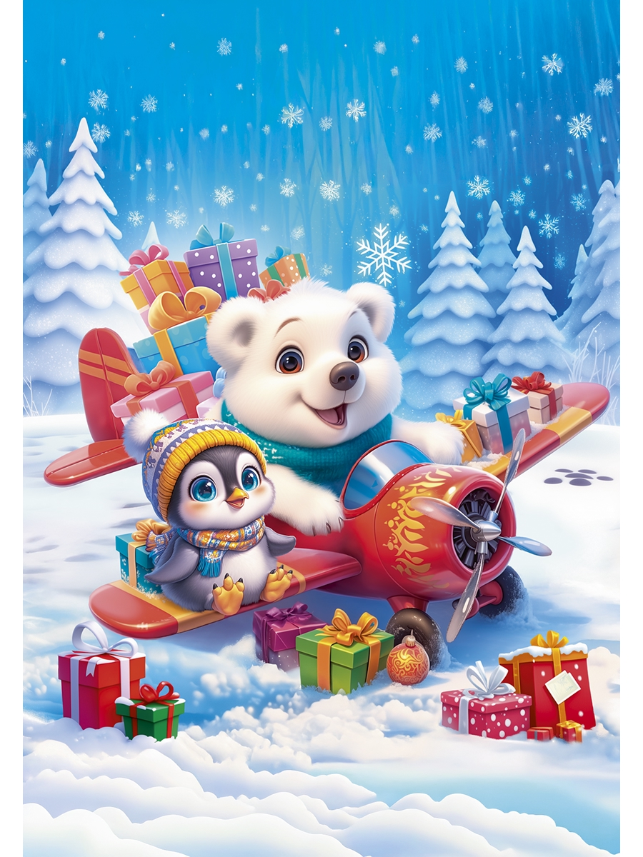 Блокнот Prof-Press Новогодние зверушки 32 лист. - фото 23