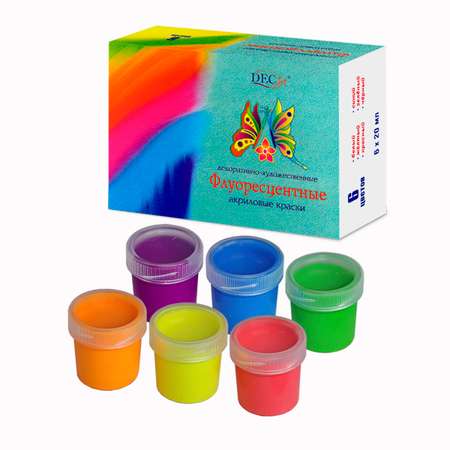 Краски акриловые DecArt 6 цв.