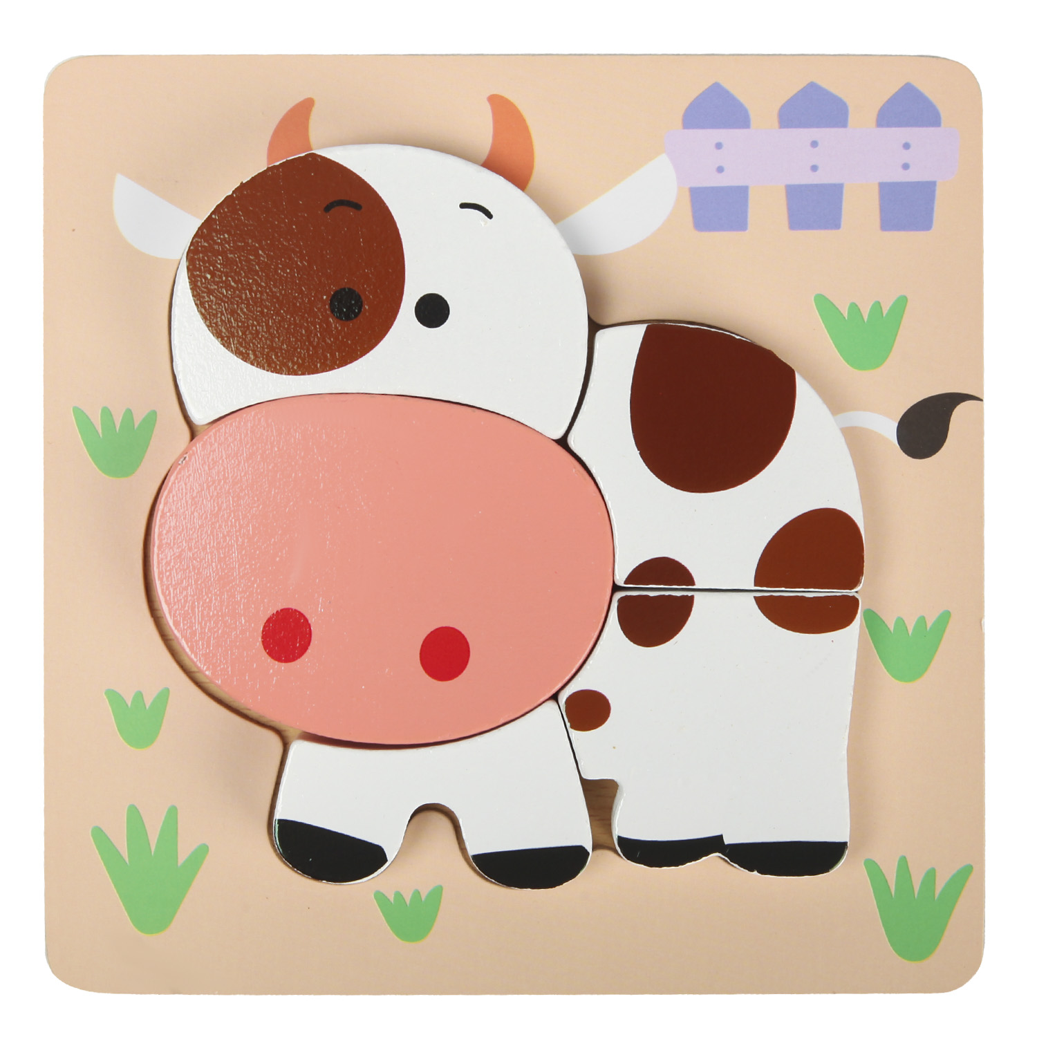 Игрушка BabyGo сортер Корова - фото 1