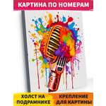 Картина по номерам Hobby Paint Цветной микрофон