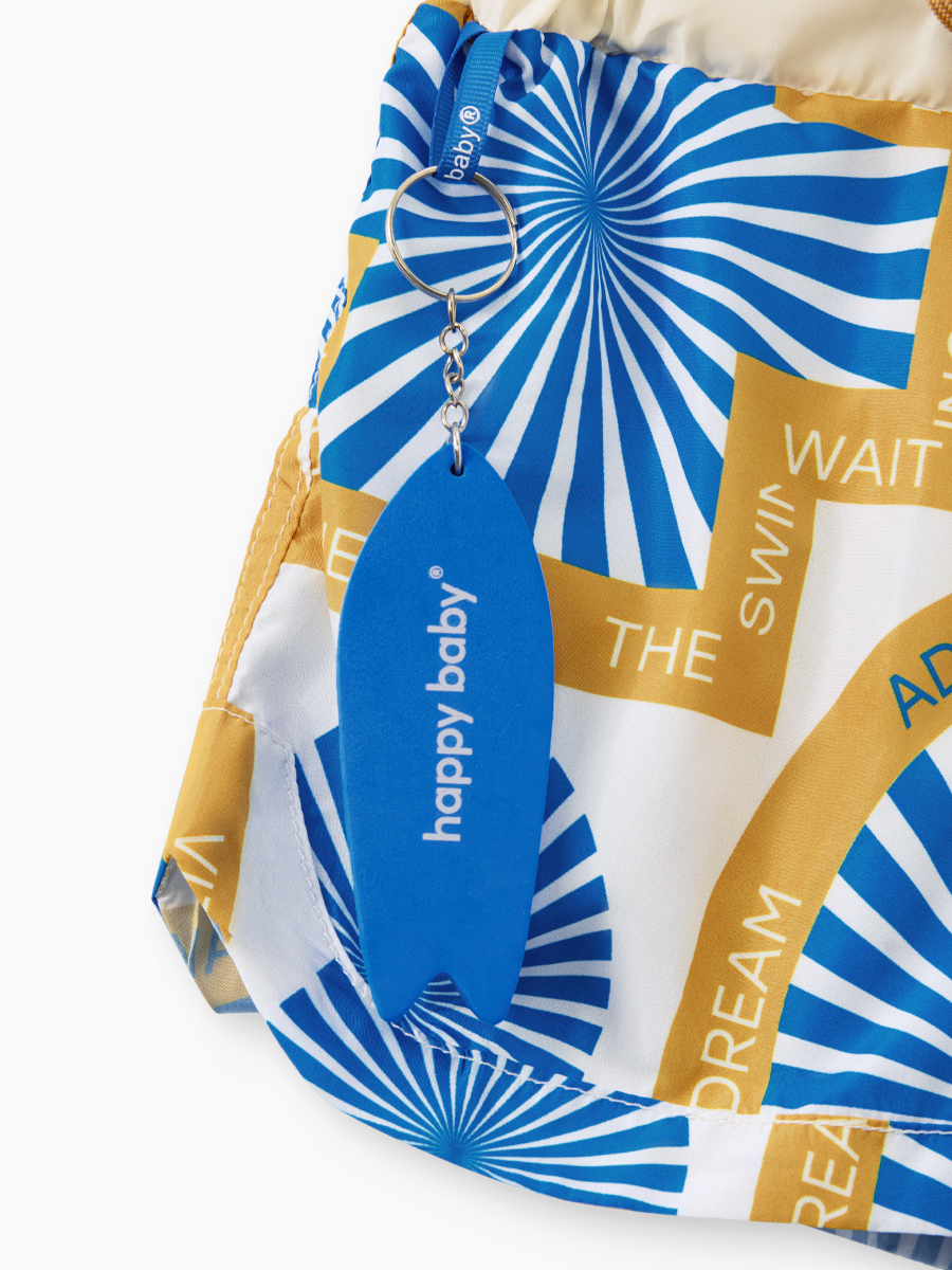 Шорты плавательные Happy Baby 50647-1_blue-brown (illusion) - фото 3