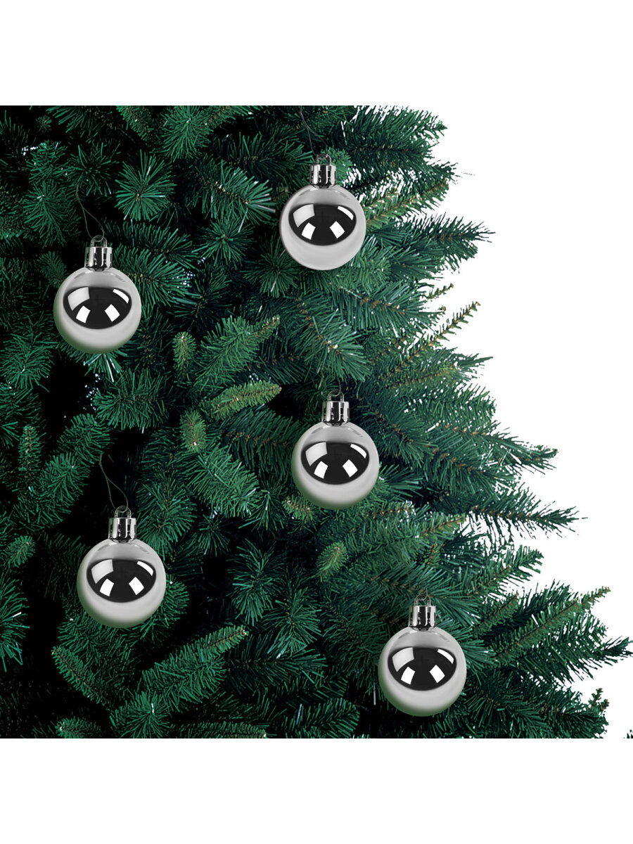 Елочные игрушки шары Золотая сказка шарики на новогоднюю елку набор 30 штук - фото 5