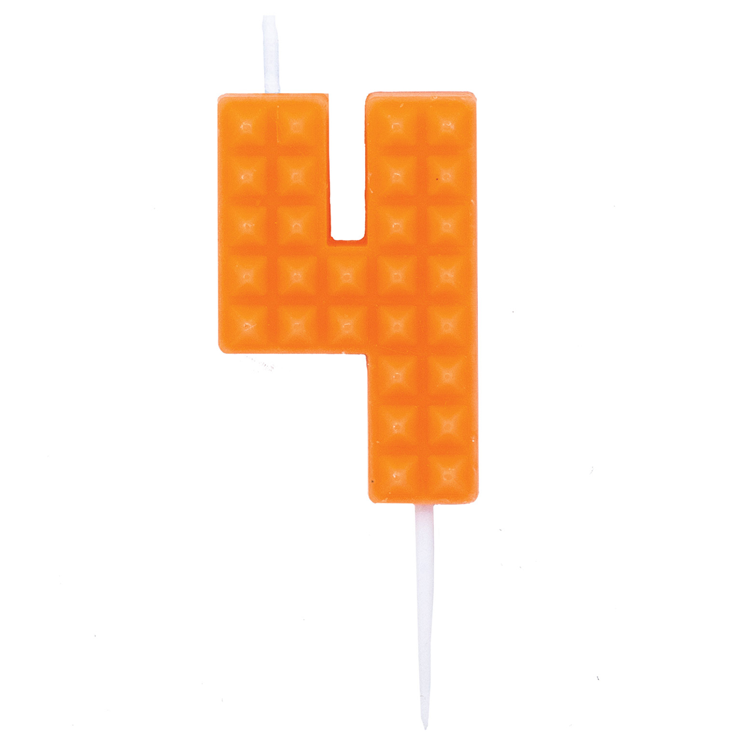 Свеча Веселая затея Цифра 4 Конструктор 1502-4836 - фото 1