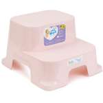 Табурет-подставка Little Angel Guardian со ступеньками Розовый LA4523RS