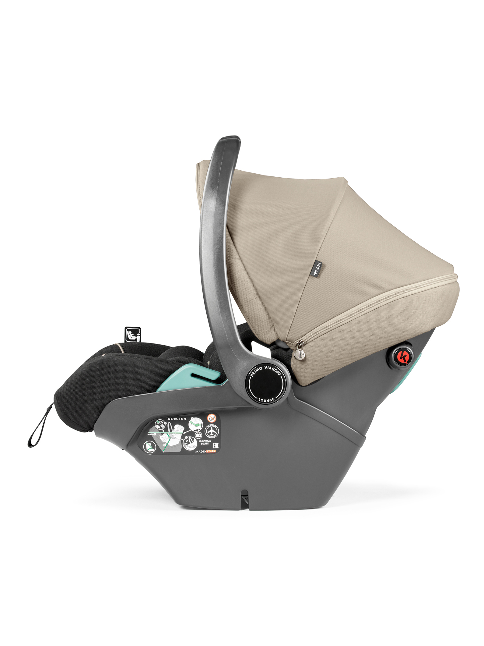 Автокресло Peg-Perego Lounge 0 (0 -13 кг) бежевый - фото 23