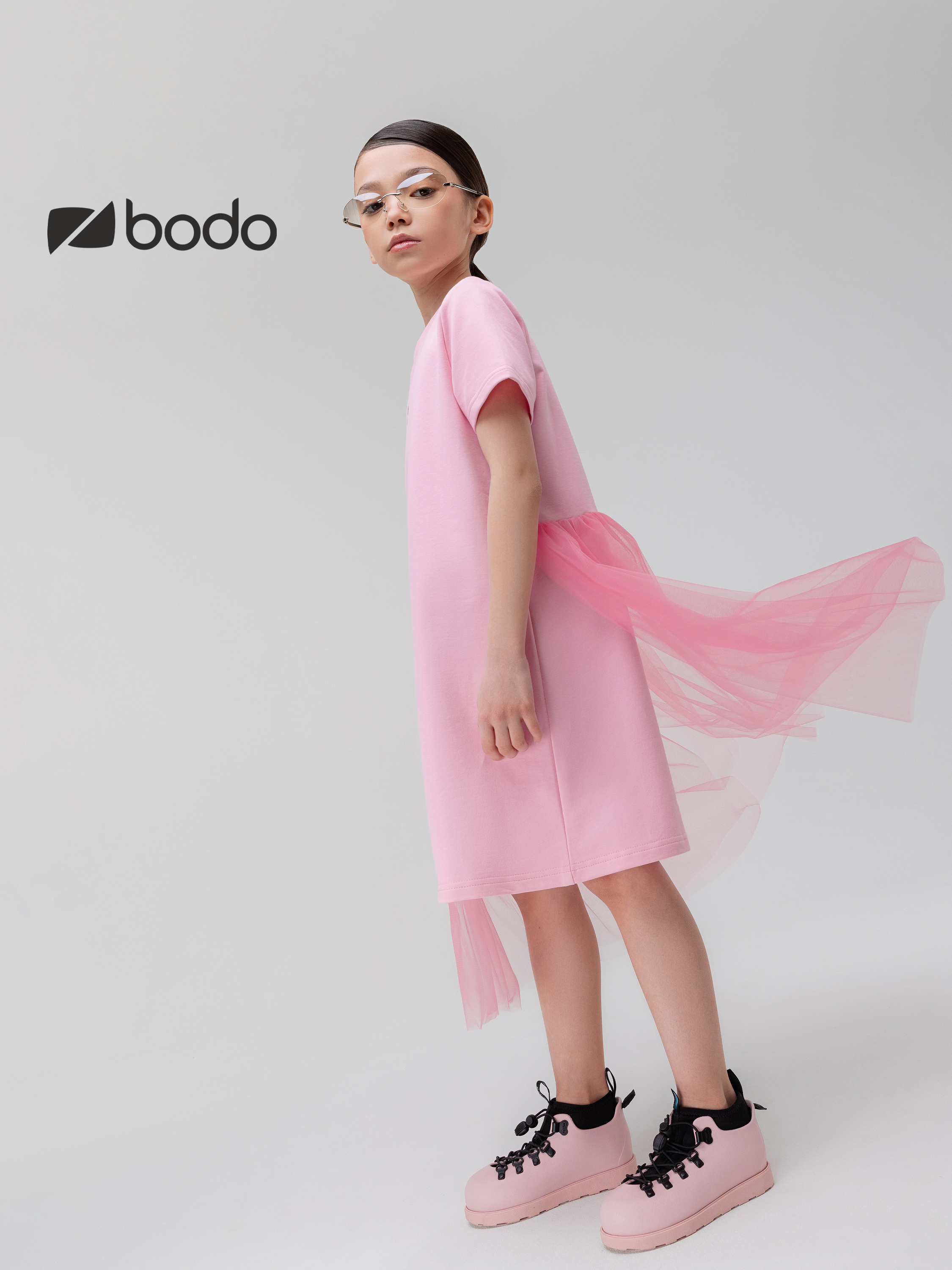 Платье Bodo 18-192MD_розовый - фото 2
