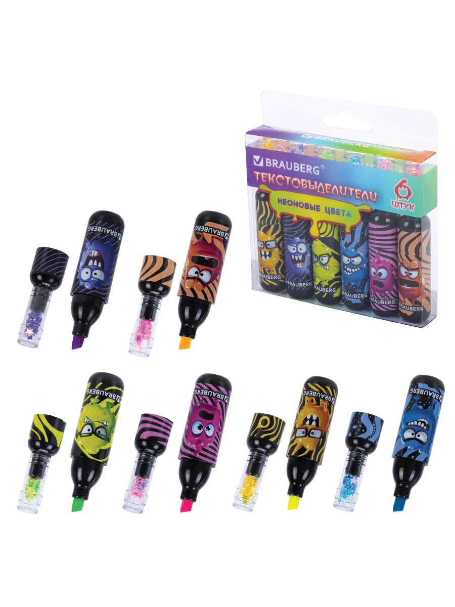 Текстовыделители Brauberg 6 шт. - фото 2