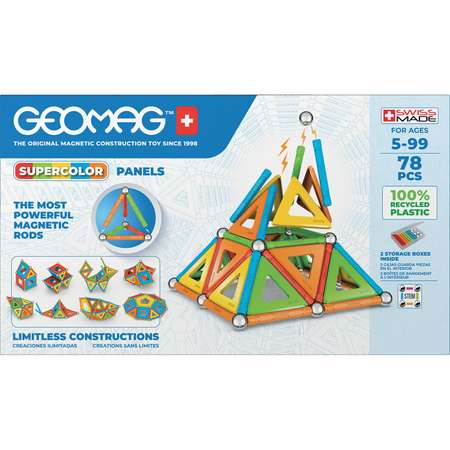 Конструктор Geomag магнитный 78 дет.