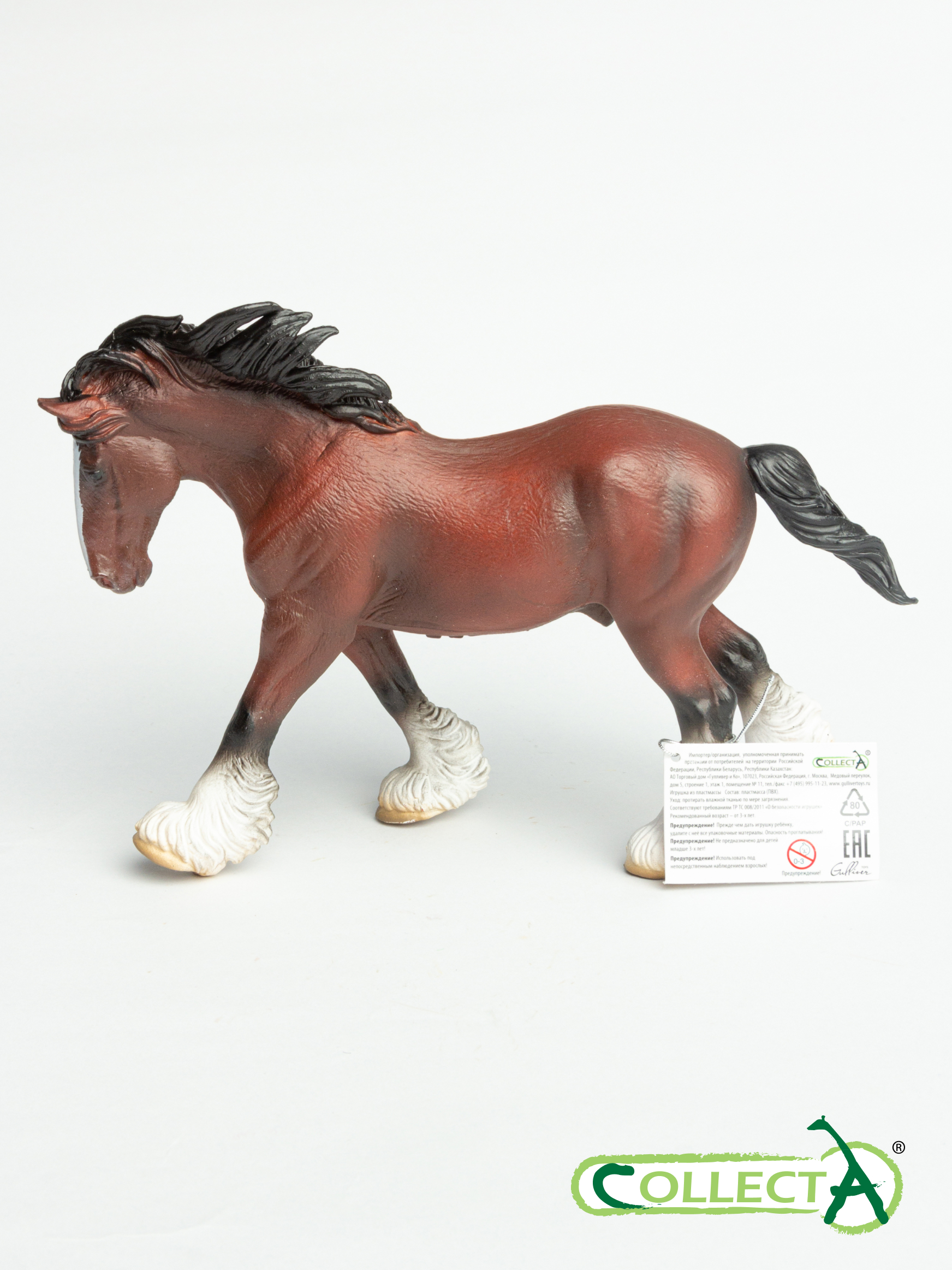 Фигурка Collecta Клейдесдальский тяжеловоз - фото 10