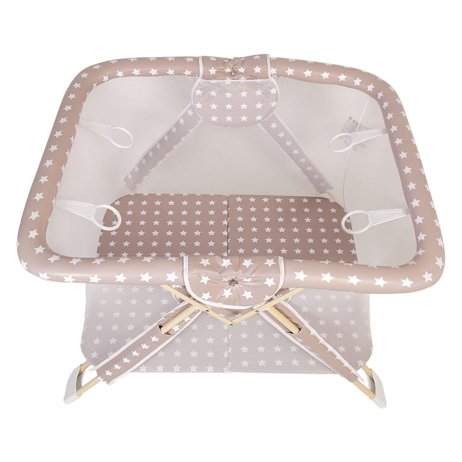 Манеж кровать Polini kids Comfort Звезды 0002159-12 - фото 4