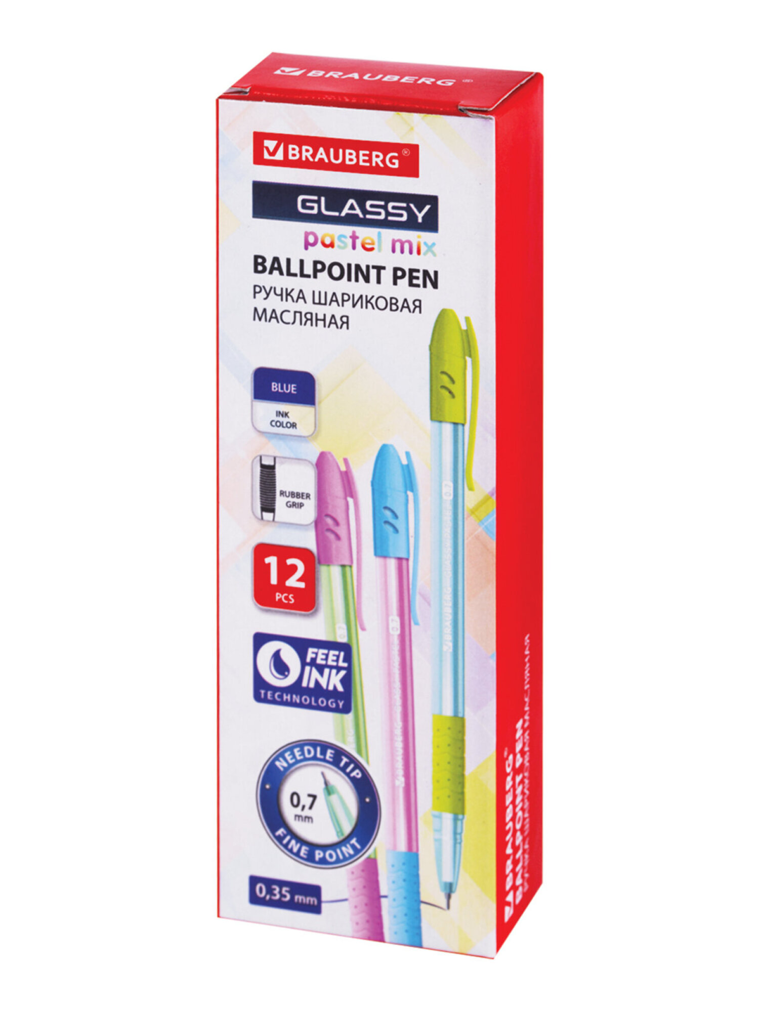 Ручка шариковая Brauberg 12 шт. - фото 14