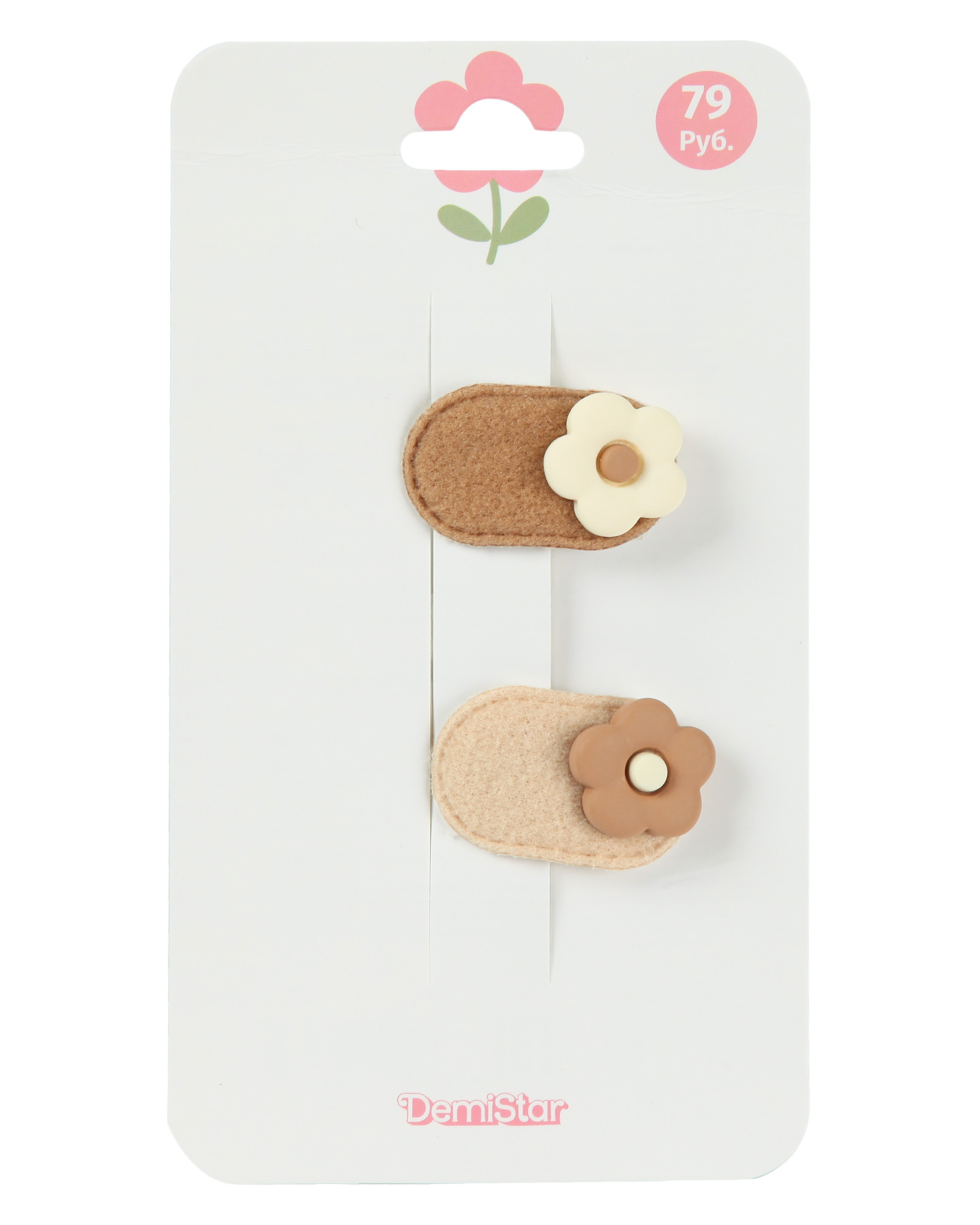 Заколка Demi Star Brown 2 шт. - фото 5