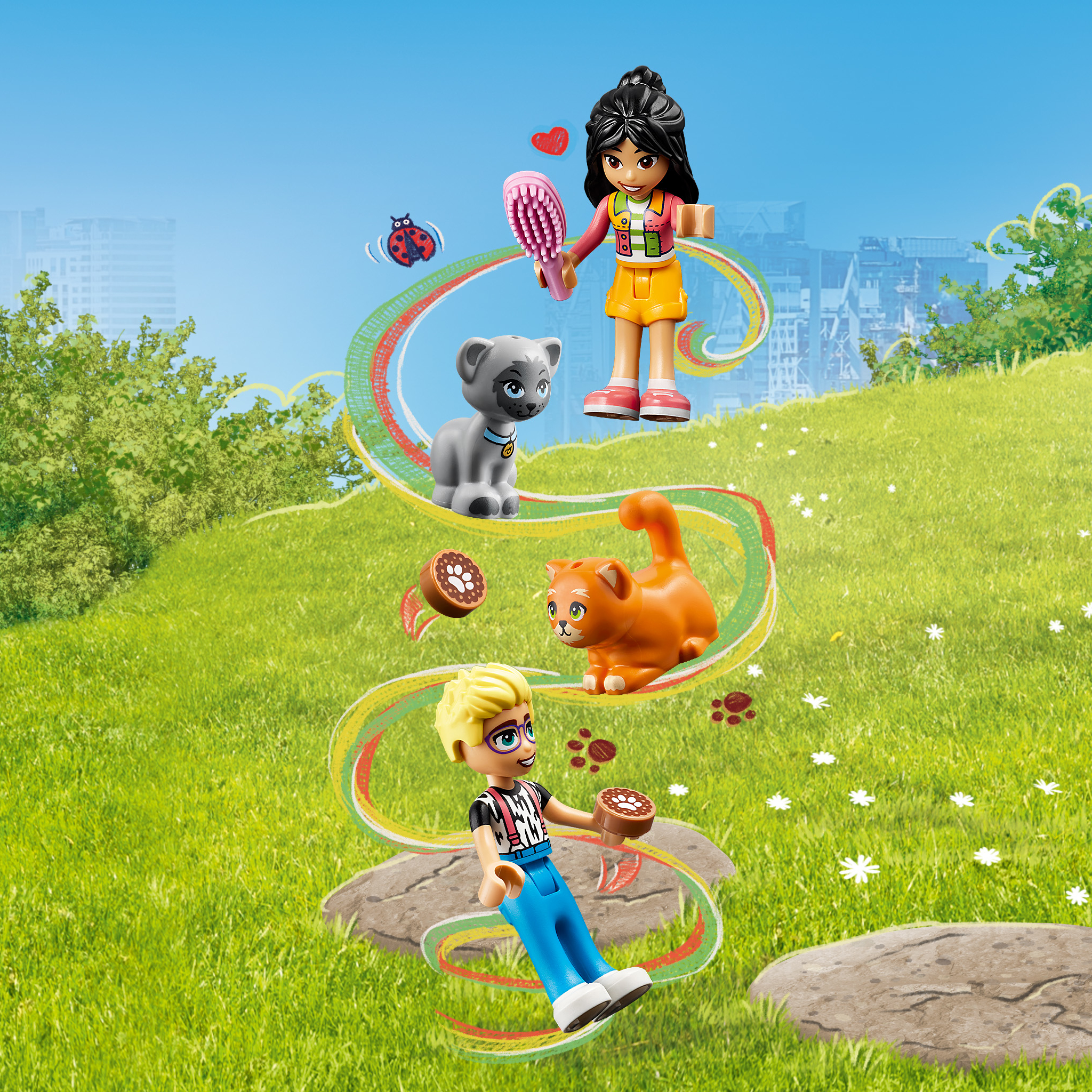 Конструктор LEGO Friends Приключение на площадке 87 дет. - фото 8