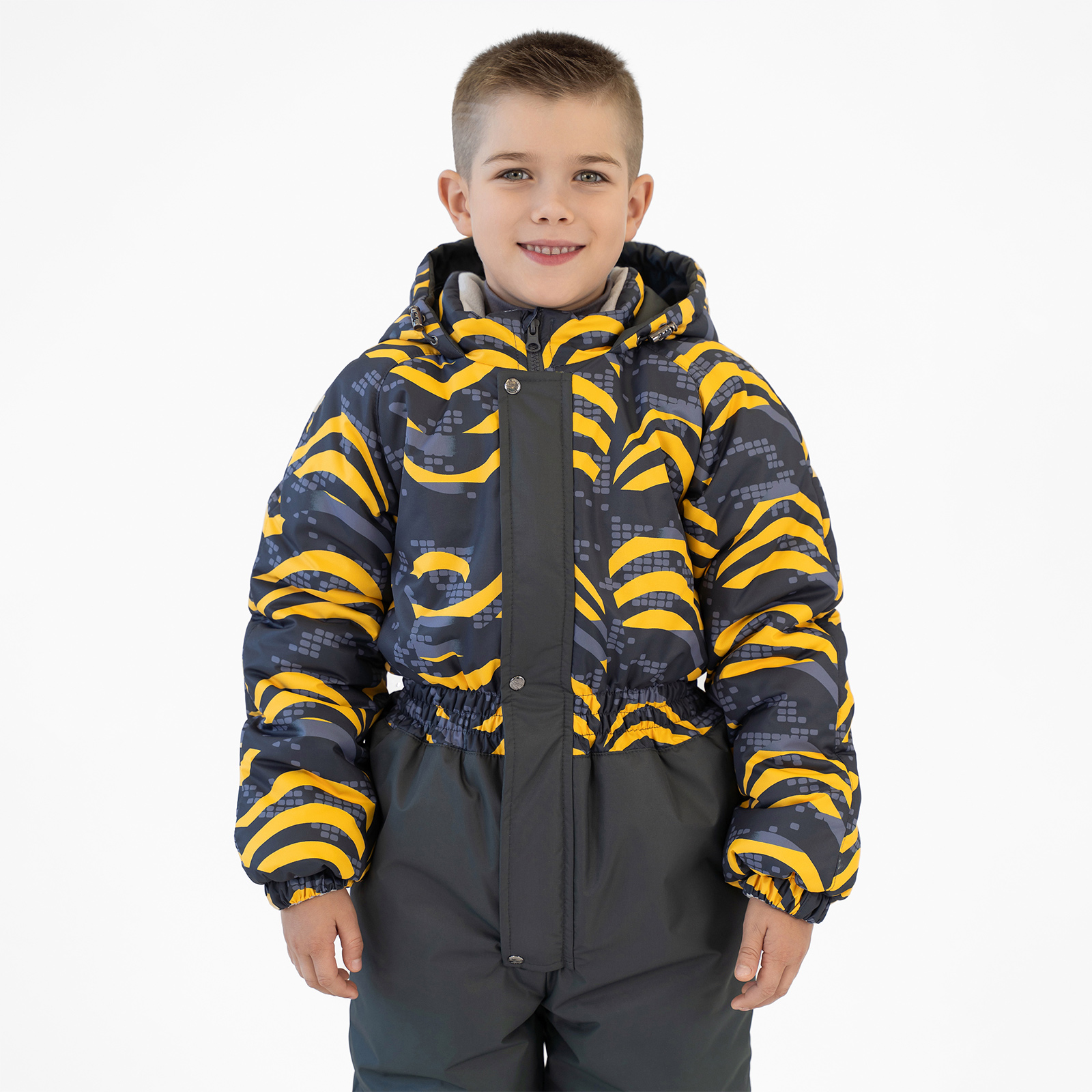 Комбинезон Arctic kids 30-011 желто-серый - фото 38