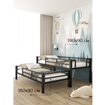 Кровать REDFORD (черный)