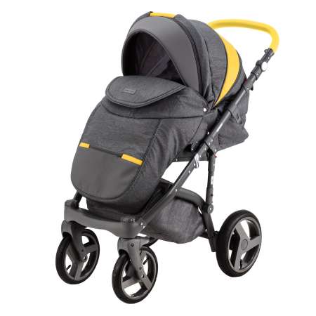 Коляска 2в1 BeBe-mobile серый