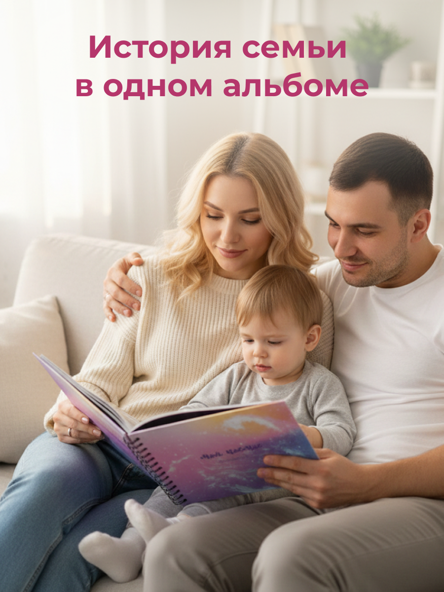 Фотоальбом iLikeGift Pink constellation 20 листов - фото 6