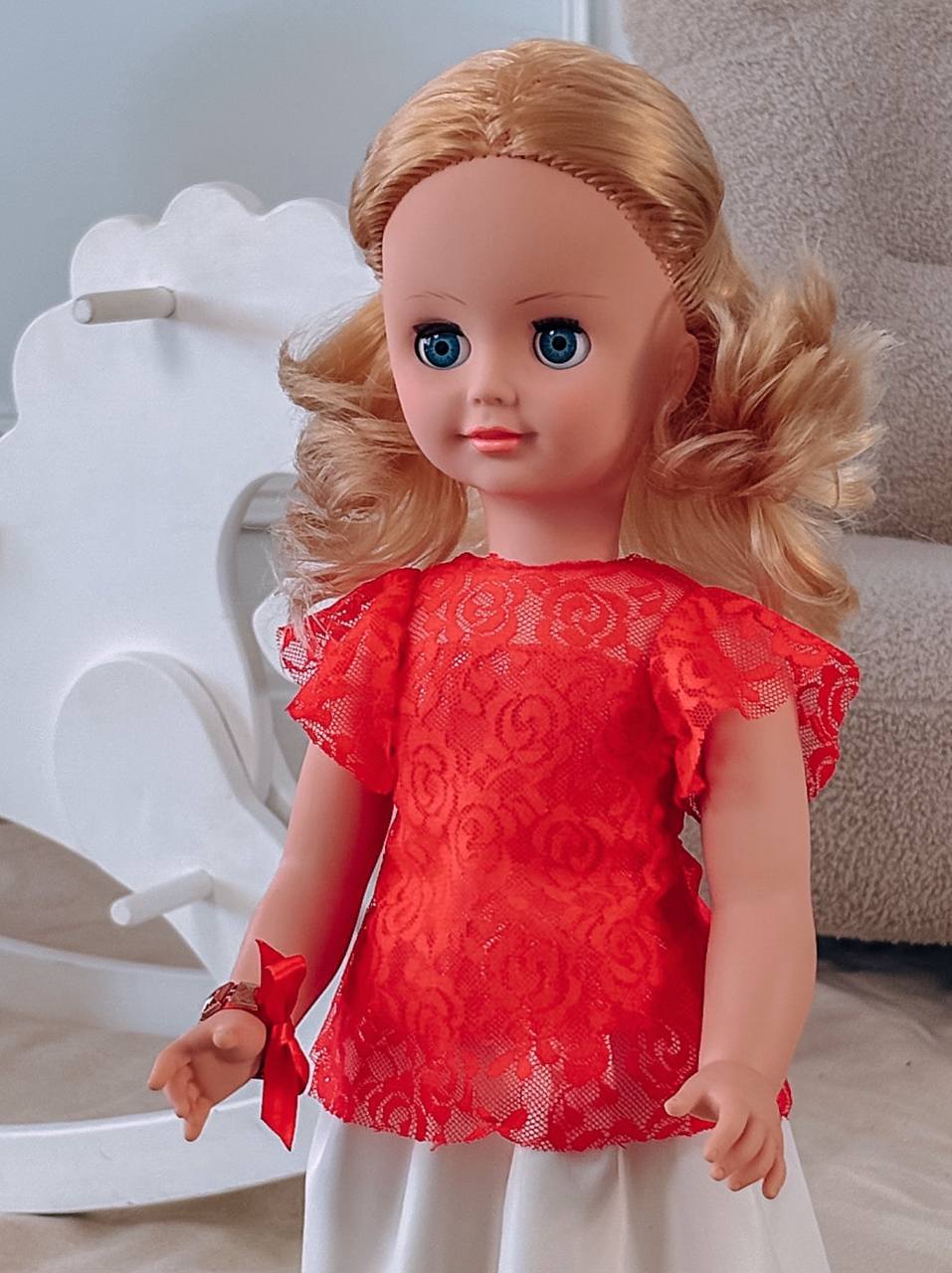 Кукла большая (ростовая) СТРАНА КУКОЛ говорящая Влада высота 60 см 17-C-7 - фото 24