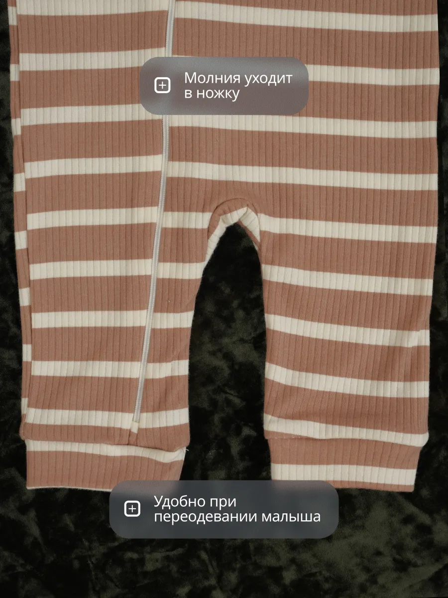 Комбинезон 3 шт Супер Пупс нбр/3пр/кмбнмол/таупкапибары - фото 9