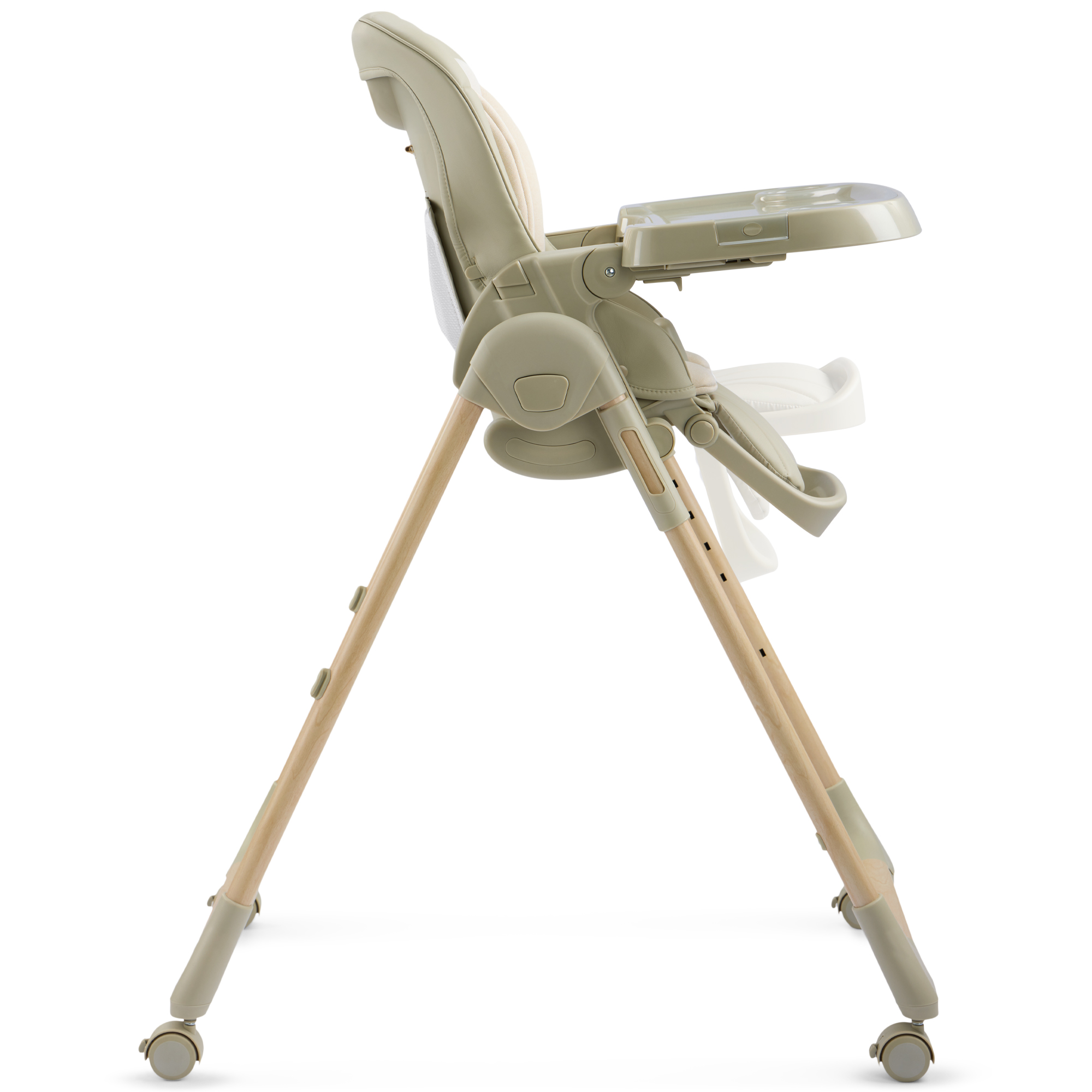 Стульчик для кормления Happy Baby WILLIAM LUX зеленый - фото 6