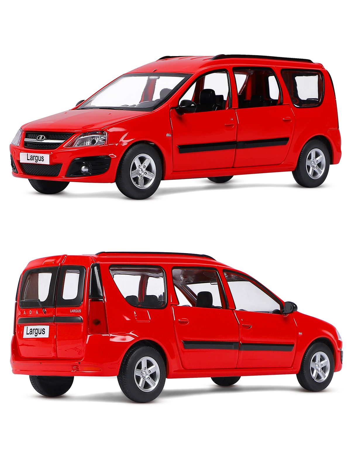Автомобиль АВТОпанорама LADA Largus 1:24 JB1251419 - фото 8