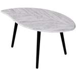 Стол журнальный КАЛИФОРНИЯ МЕБЕЛЬ Берли (12 мм) дуб грей