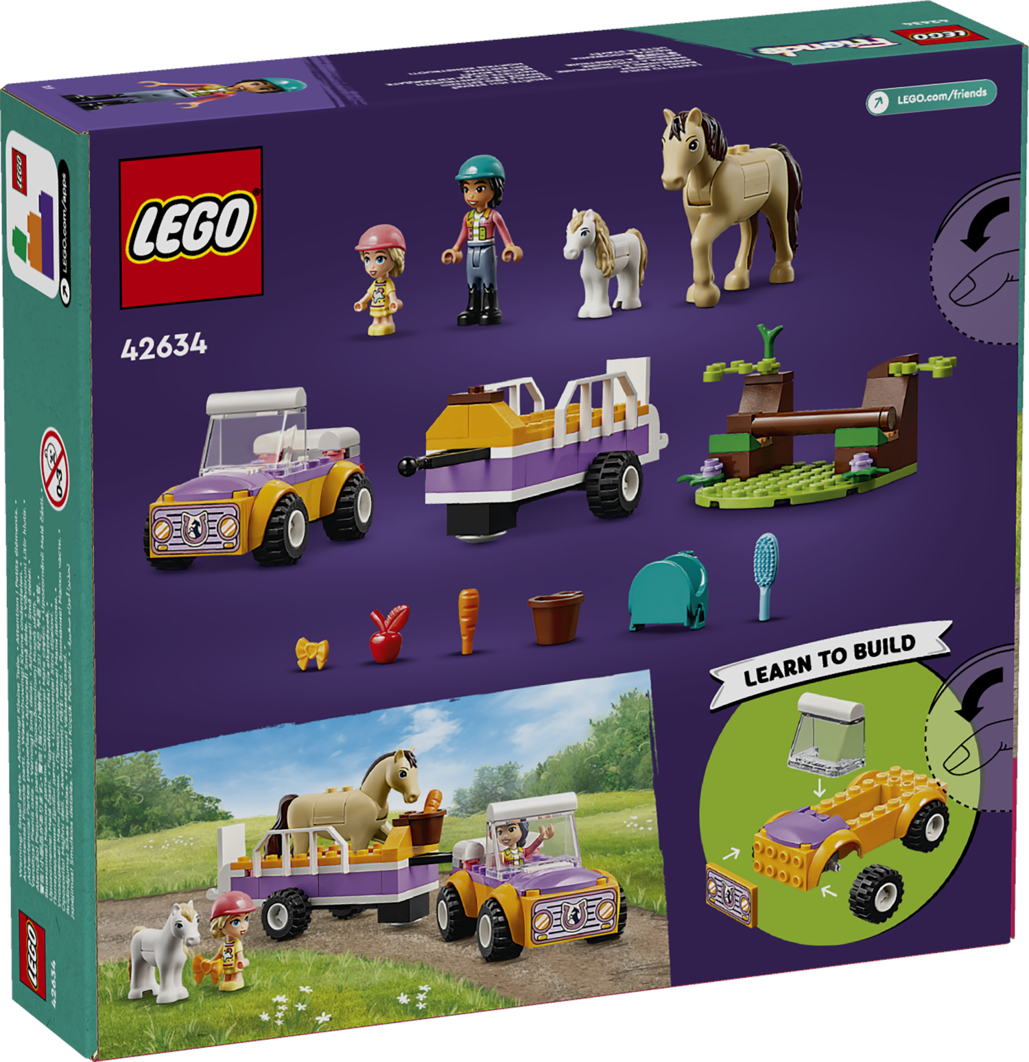 Конструктор LEGO Friends Тропа для лошадей и пони 105 дет. - фото 4