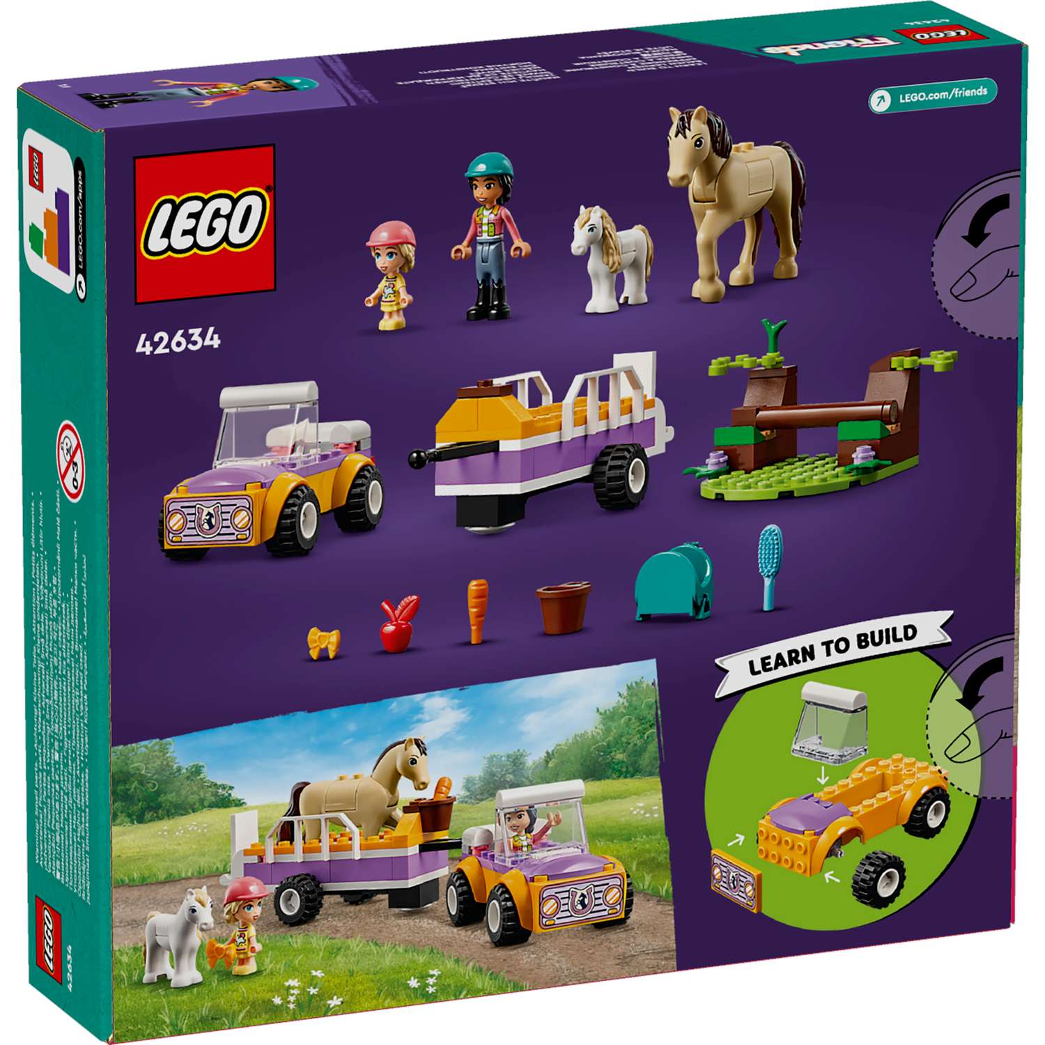 Конструктор LEGO Friends Тропа для лошадей и пони 105 дет. - фото 4