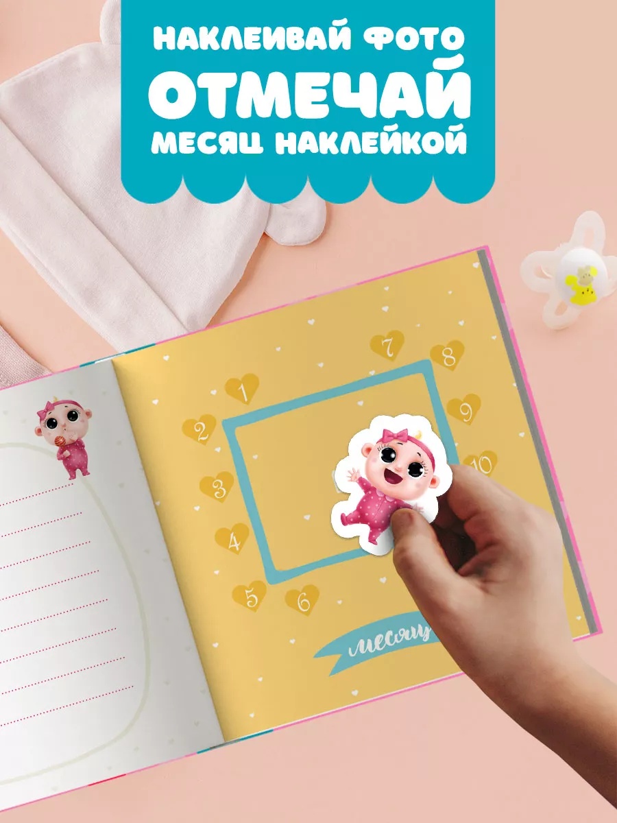 Фотоальбом Проф-Пресс Мой первый год для девочек - фото 6