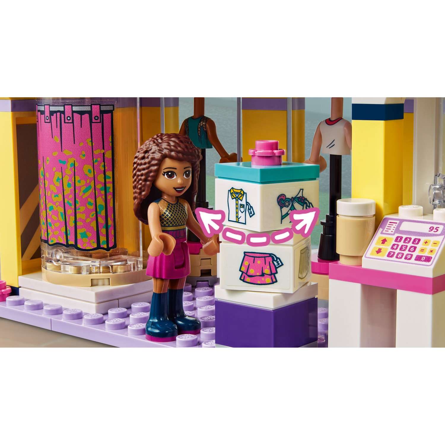 Конструктор LEGO Friends Модный бутик Эммы блочный - фото 12