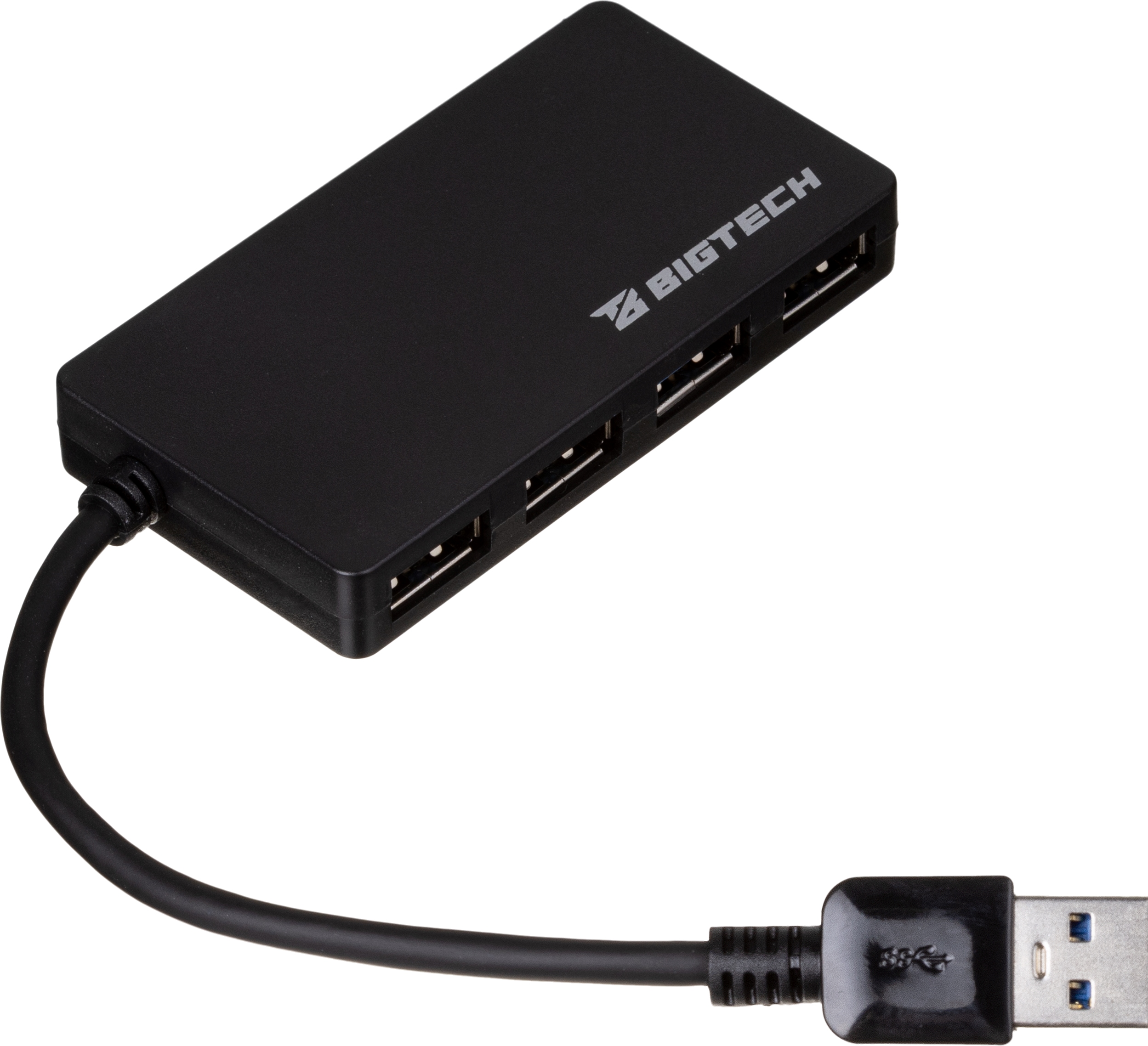 Разветвитель USB HS005 USB 3.0x4/черный - фото 13