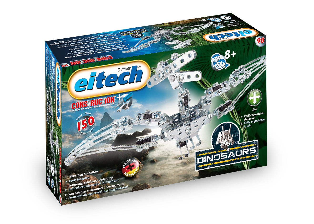 Конструктор eitech Динозавр Птеродактиль металлический - фото 1