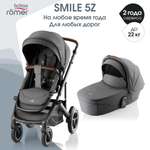 Коляска 2в1 Britax Roemer Smile 5Z Style Mineral Grey 0+ серый