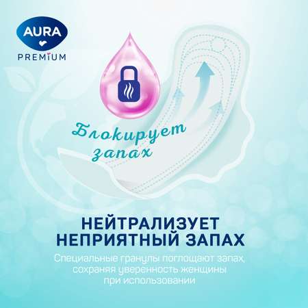 Прокладки женские AURA гигиенические normal 10шт х 6 уп