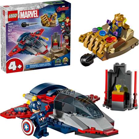 Конструктор LEGO Marvel Super Heroes Captain America vs.Thanos 107 дет.