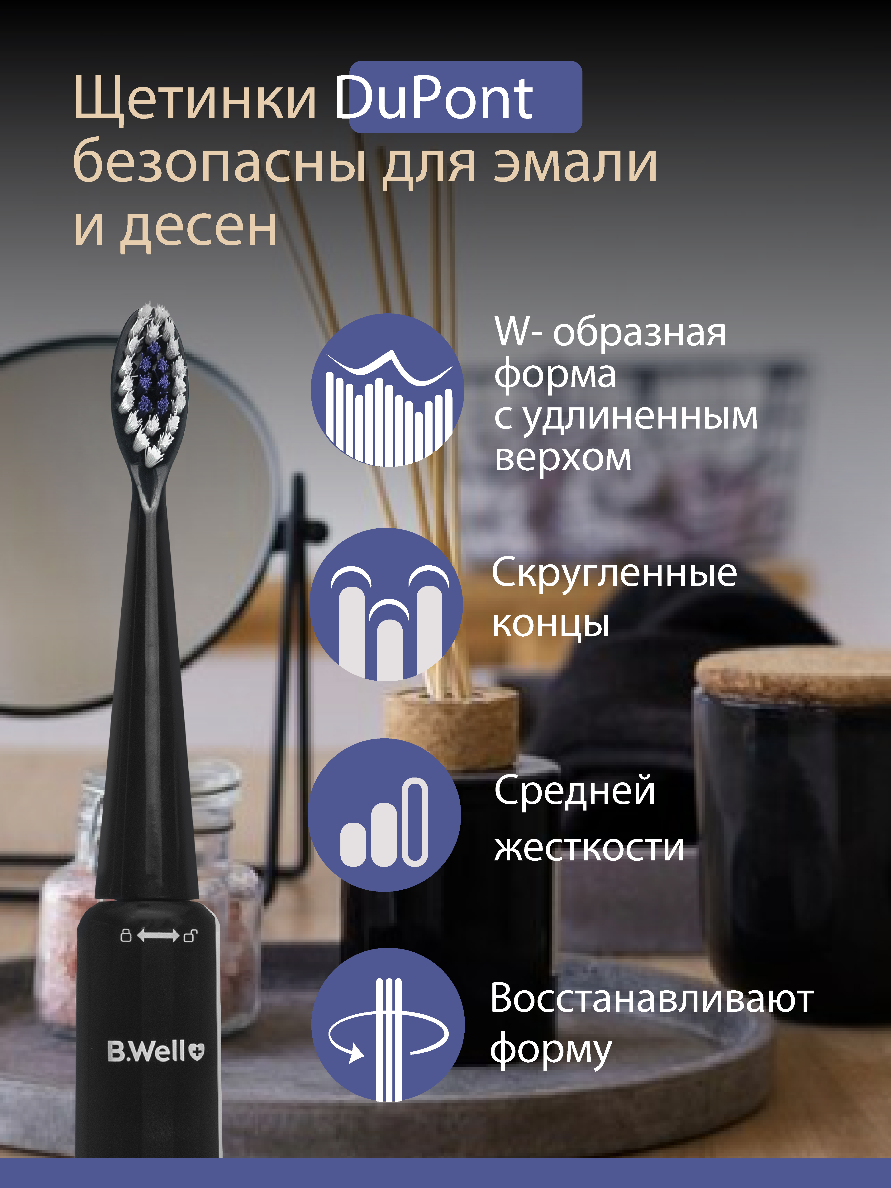 Зубная щетка электрическая B.Well - фото 8