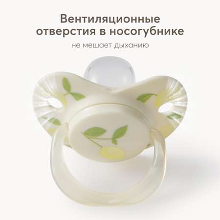 Пустышка Happy Baby силикон классическая от 12 мес. 1 шт.
