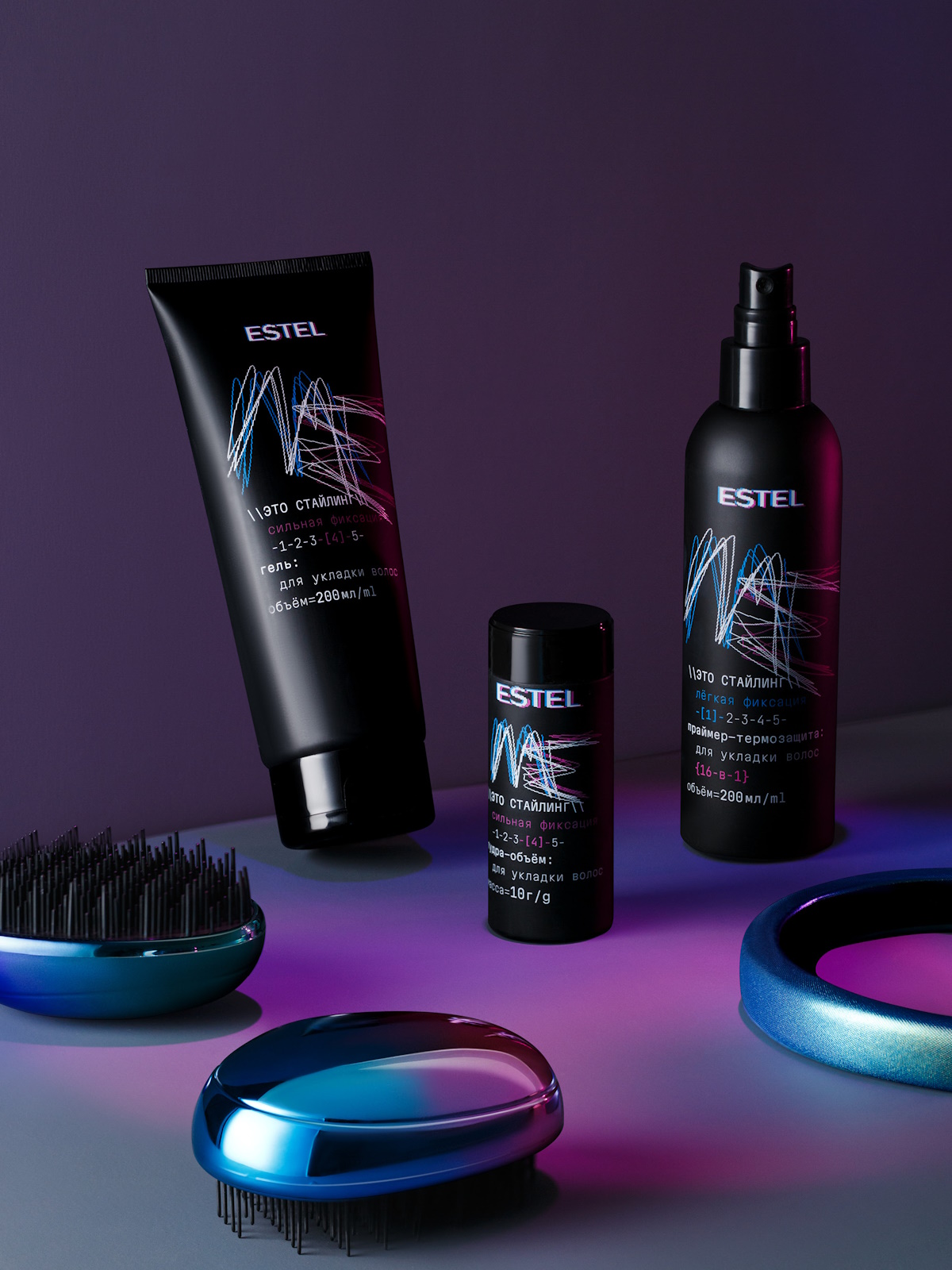 Гель для укладки волос ESTEL сильной фиксации Это стайлинг 200 мл - фото 7