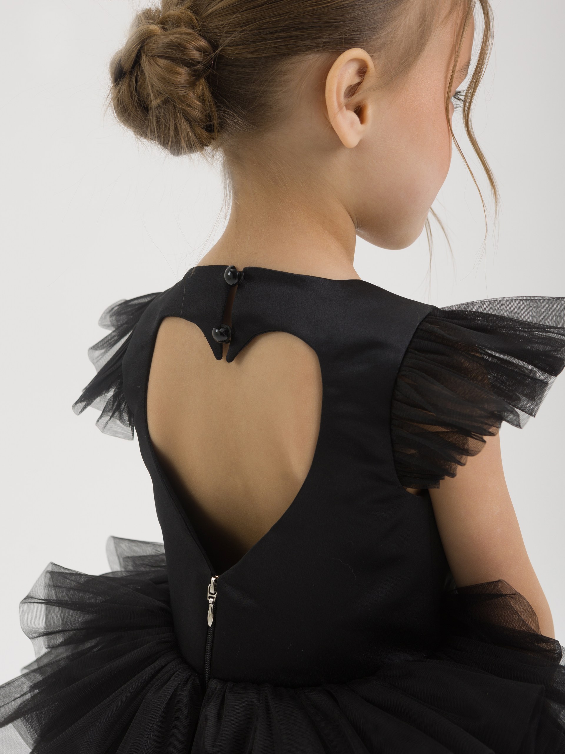 Платье LELUkids 1231.24_зефирка_черный - фото 17
