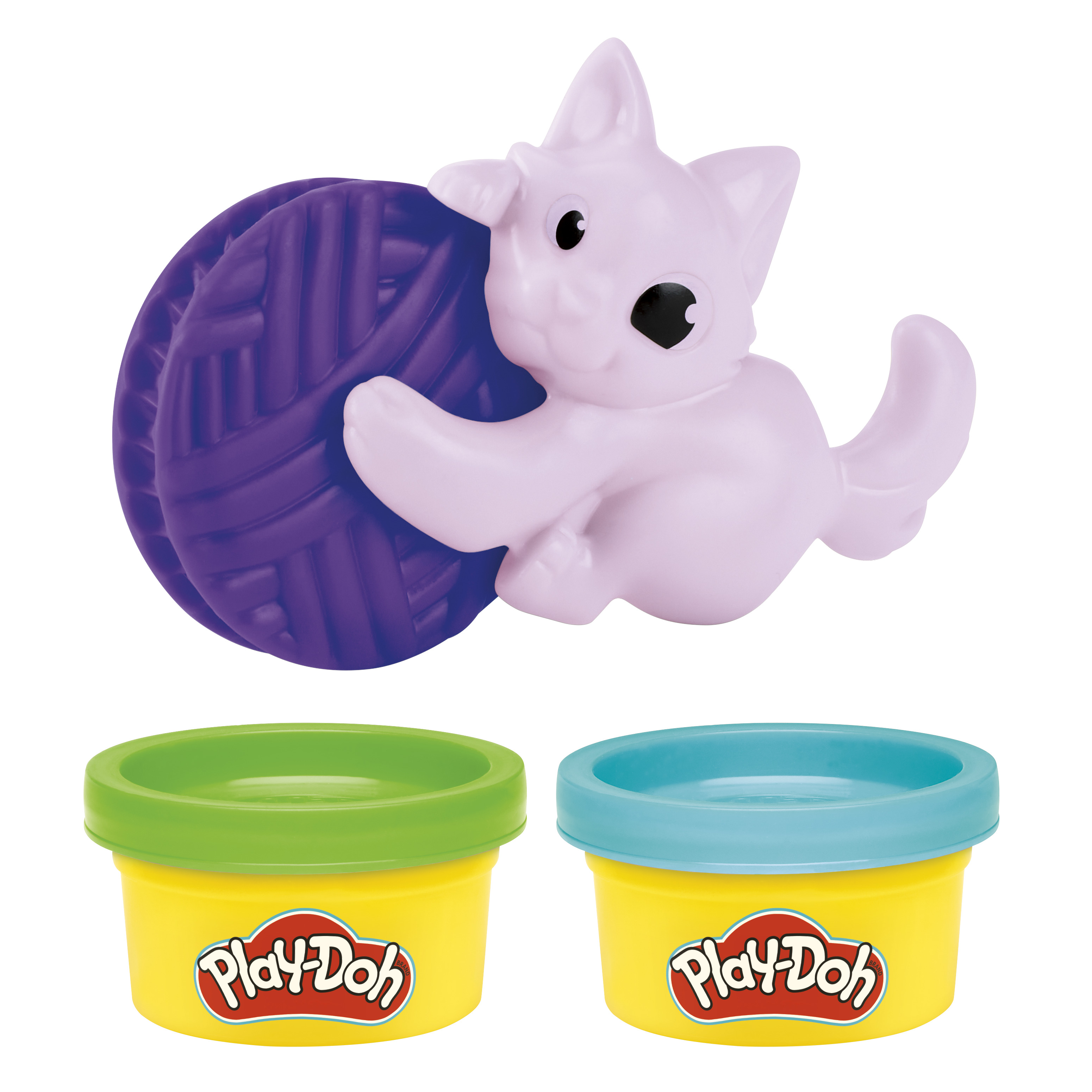 Масса для лепки Hasbro Play Doh питомцы Котенок - фото 1