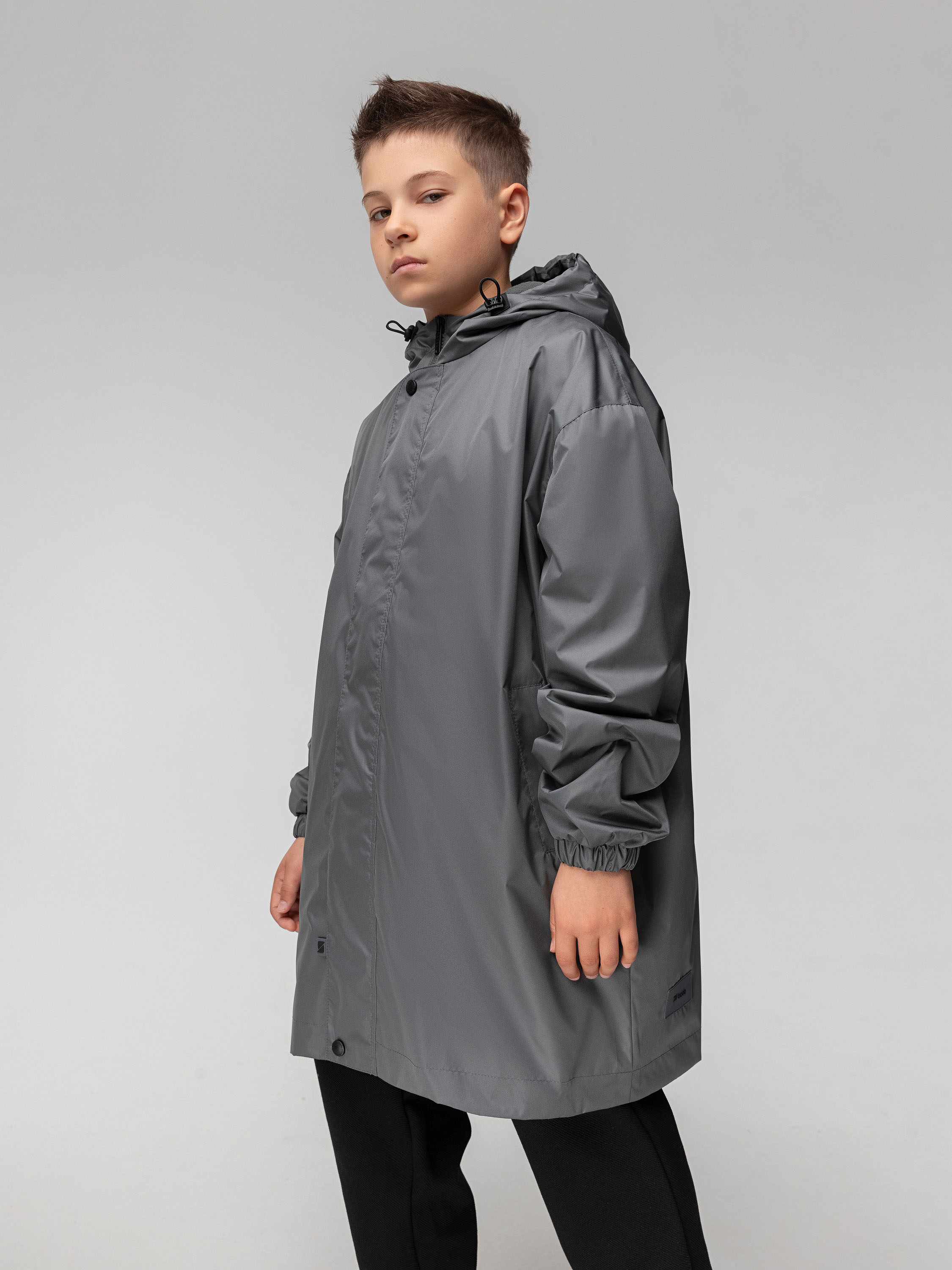 Плащ Bodo 49-8U_темно-серый - фото 5