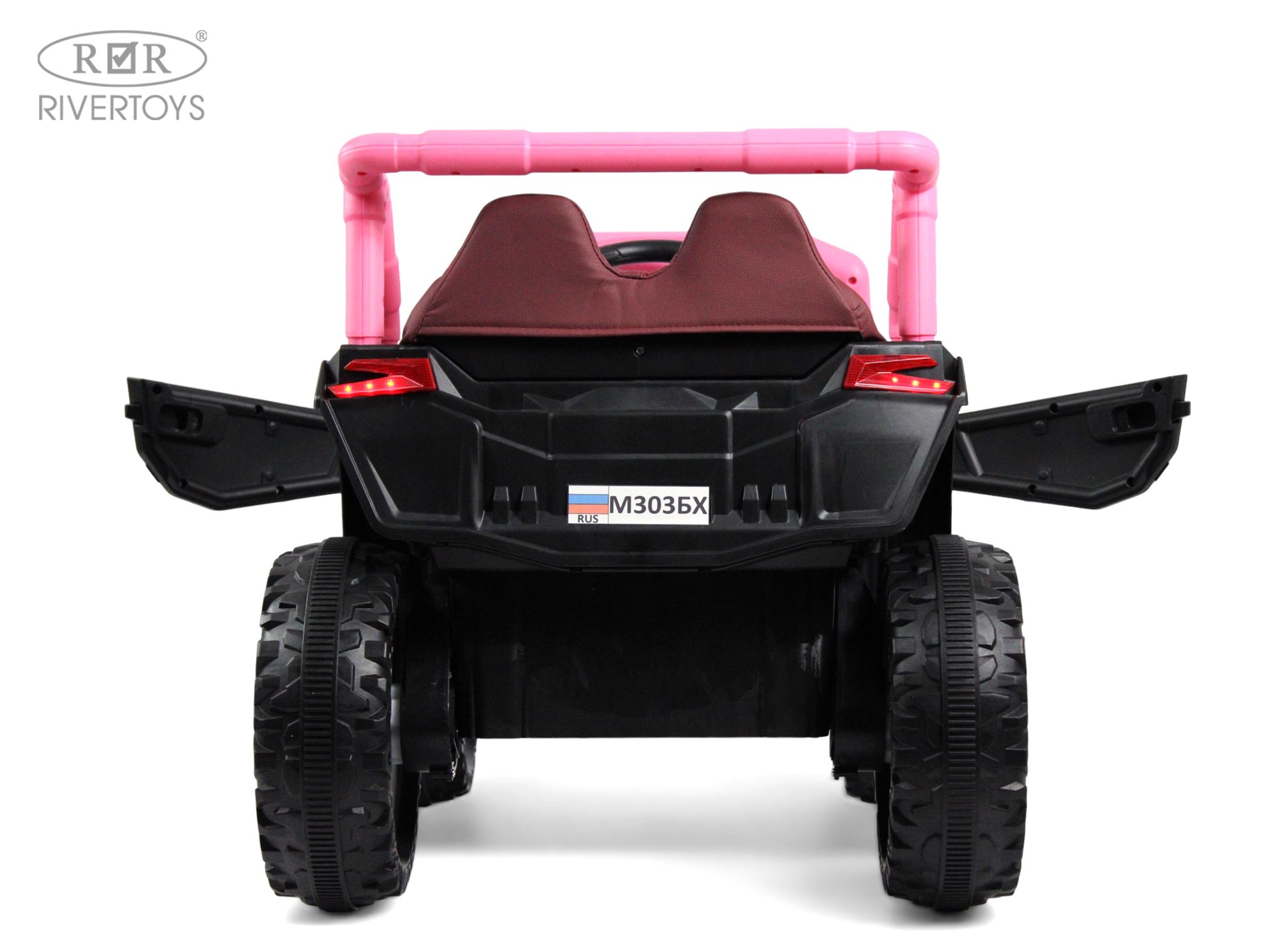 Электромобиль RIVERTOYS М303БХ-PINK С пультом ДУ - фото 18