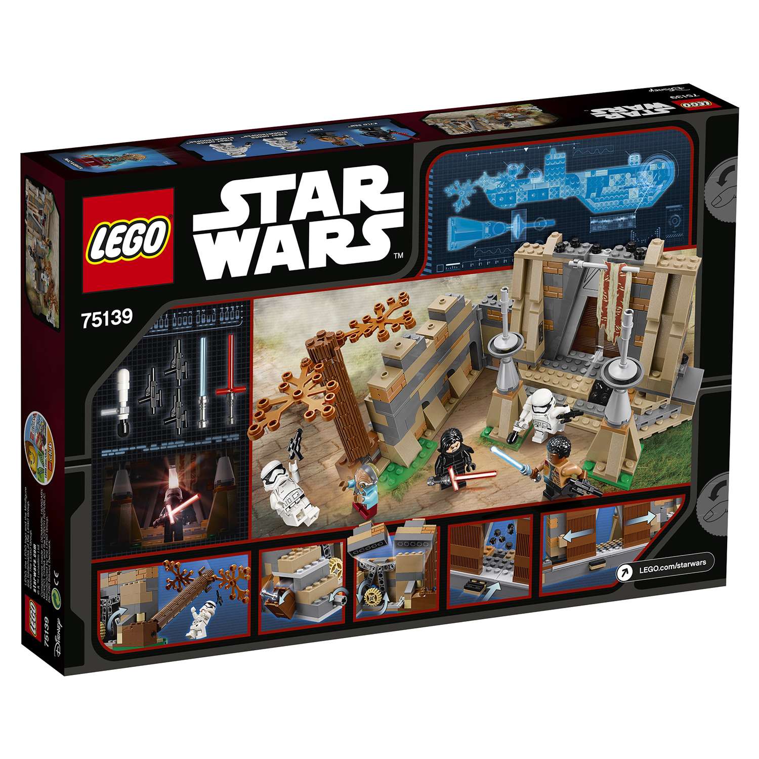 Конструктор LEGO Star Wars Битва на планете Такодана блочный - фото 3