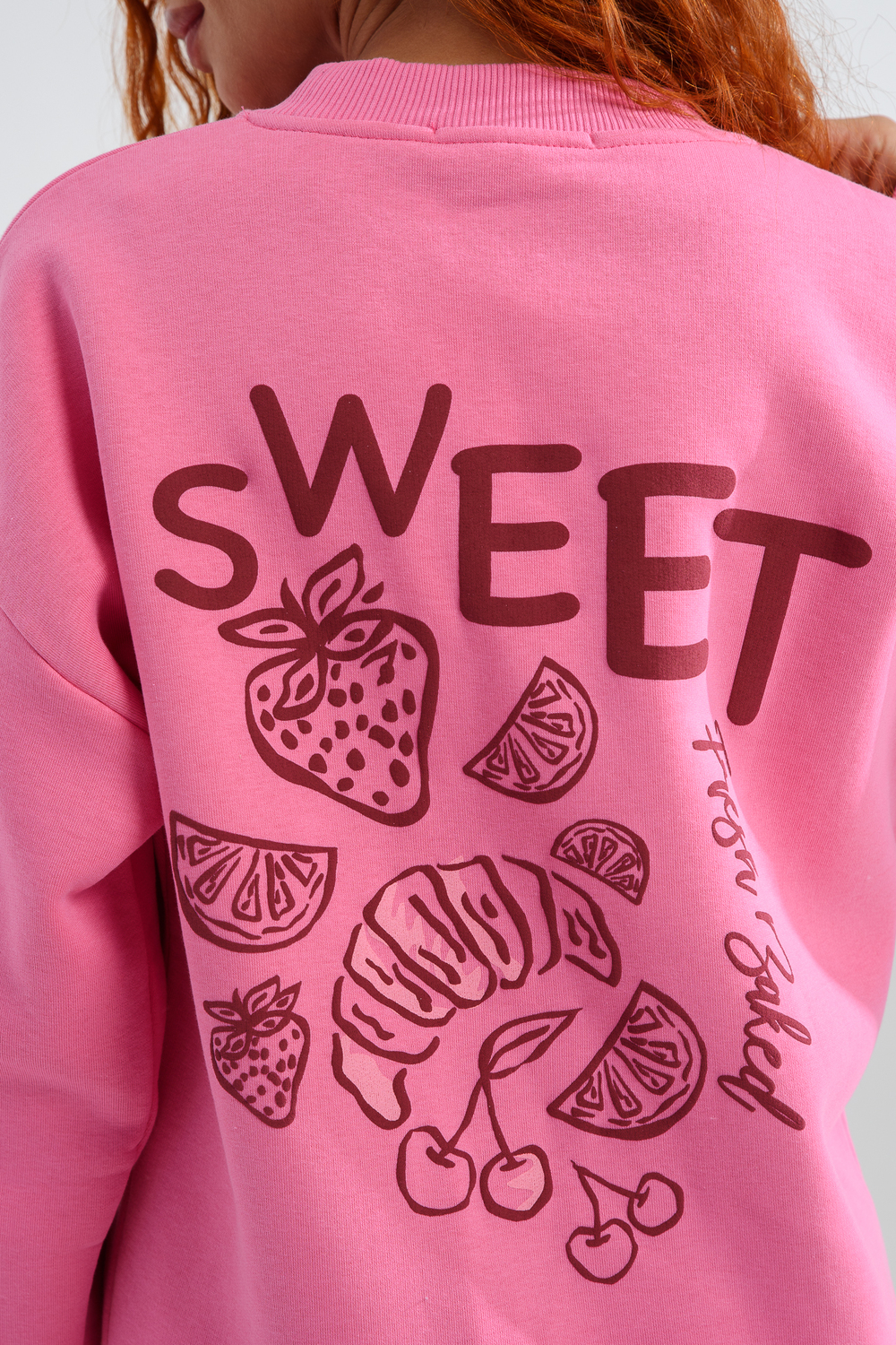 Свитшот Натали Суслова 8572 розовый+сладко - фото 6
